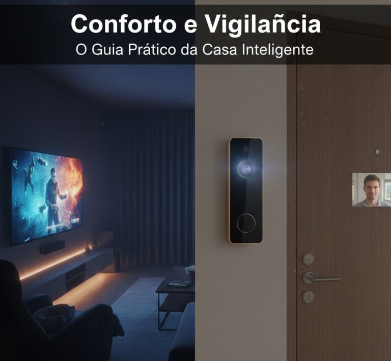 Conforto e Vigilância: O Guia Prático da Casa Inteligente