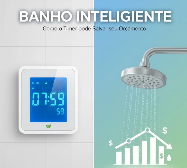 Banho Inteligente: Como o Timer pode Salvar seu Orçamento