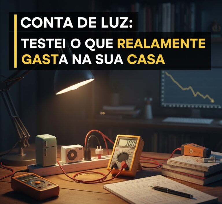 Conta de Luz: Testei o que Realmente Gasta na sua Casa